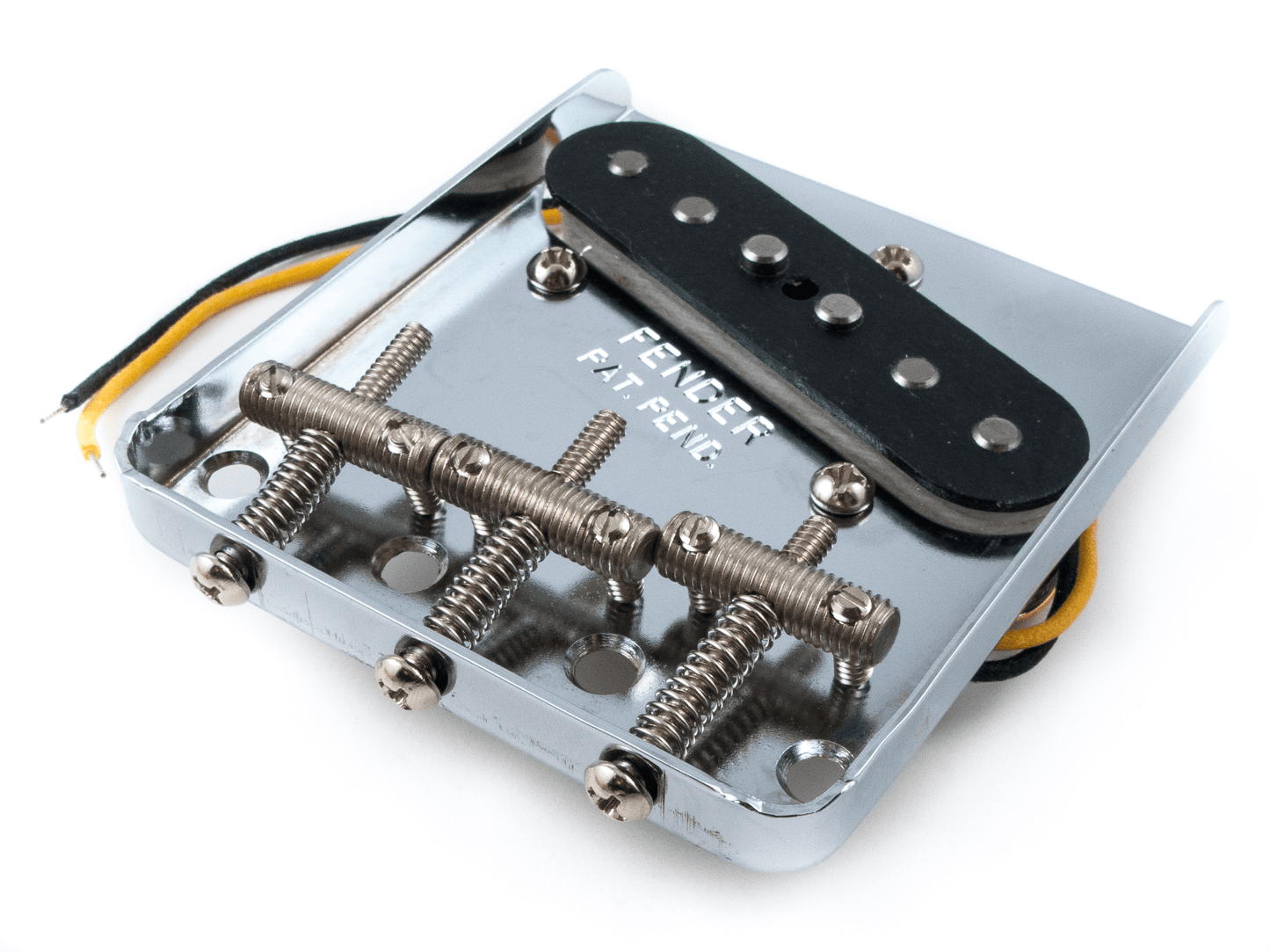 '62 Tele® Custom Bridge Assembly with Pickup, Threaded Steel Saddles
