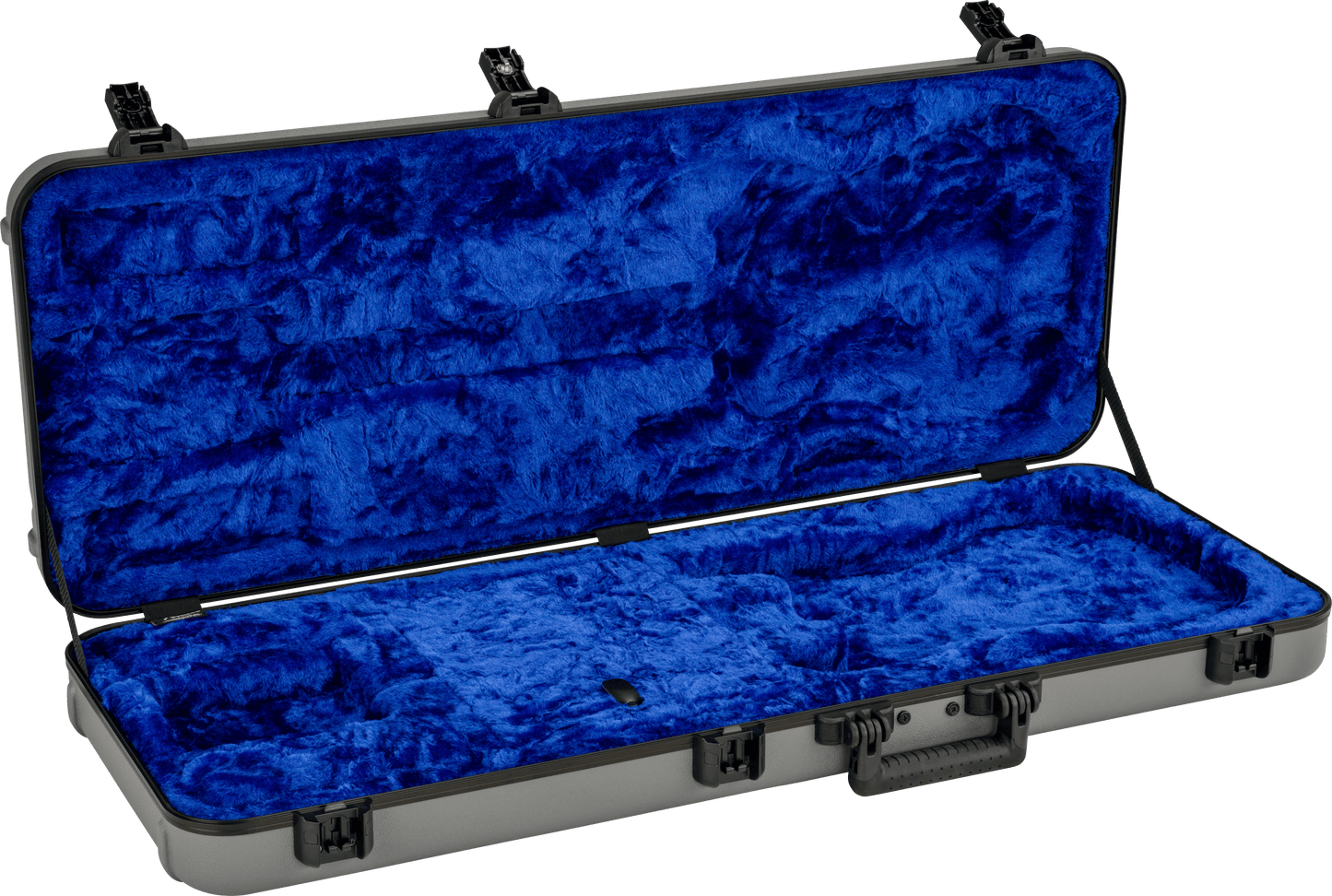 Deluxe Molded Case - Stratocaster®/Telecaster®- Silver/Blue