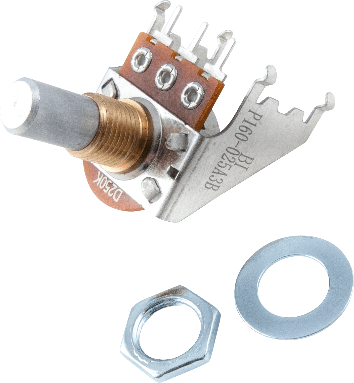250K Audio Taper Snap-In Potentiometer