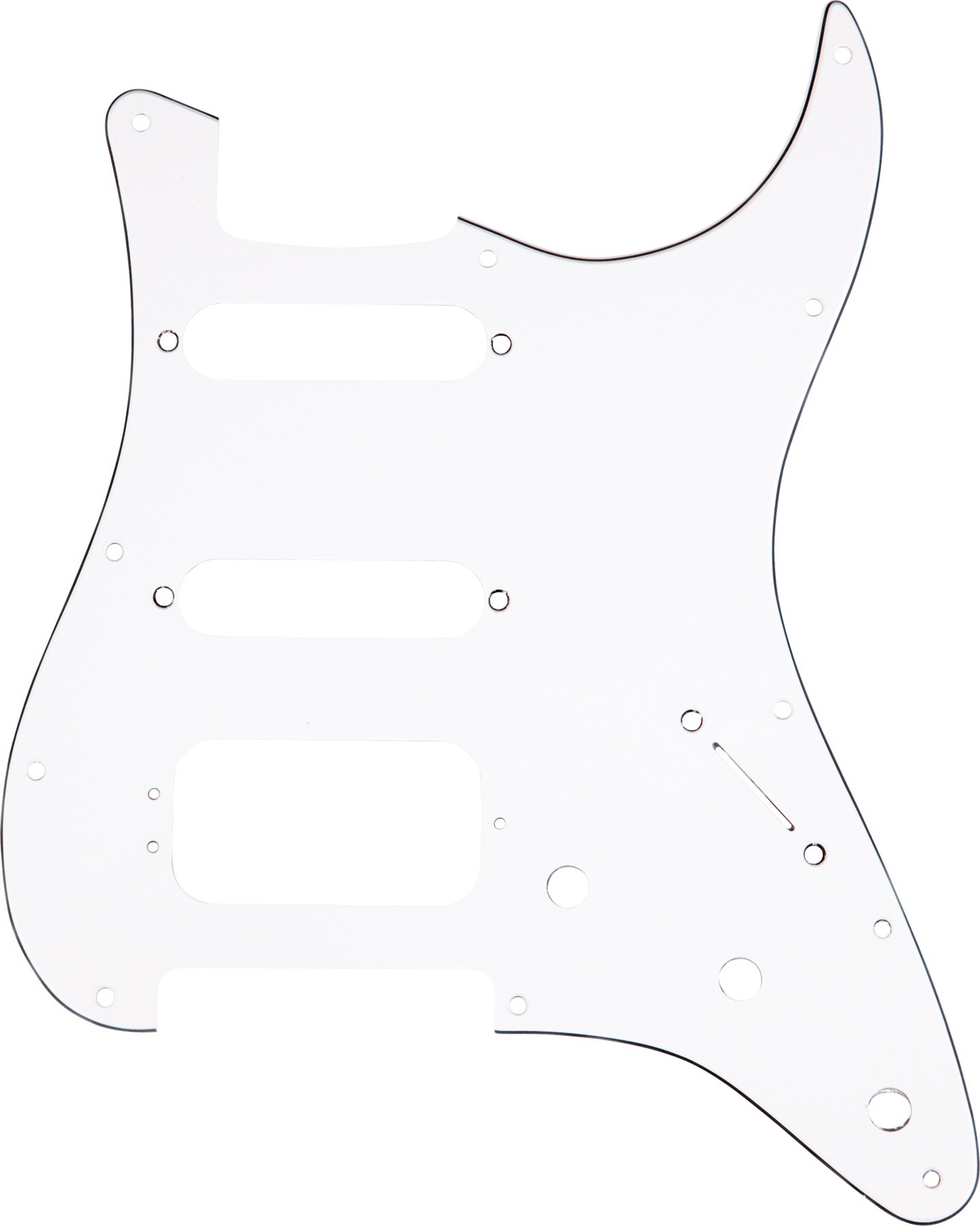 11-Hole Stratocaster® H/S/S Pickguards (3-Screw Humbucking Pickup Mount)