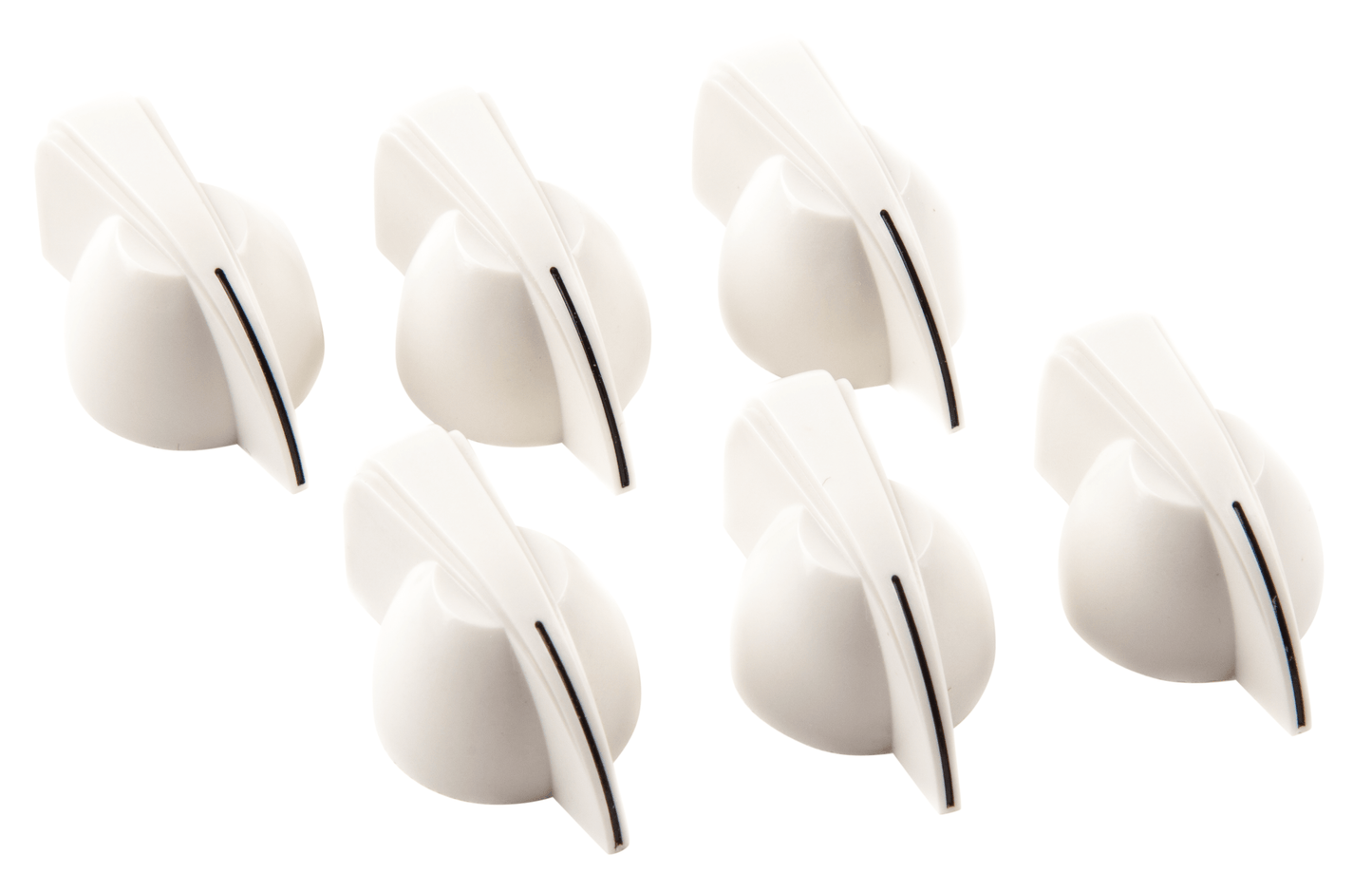 Chicken Head Amplifier Knobs - White