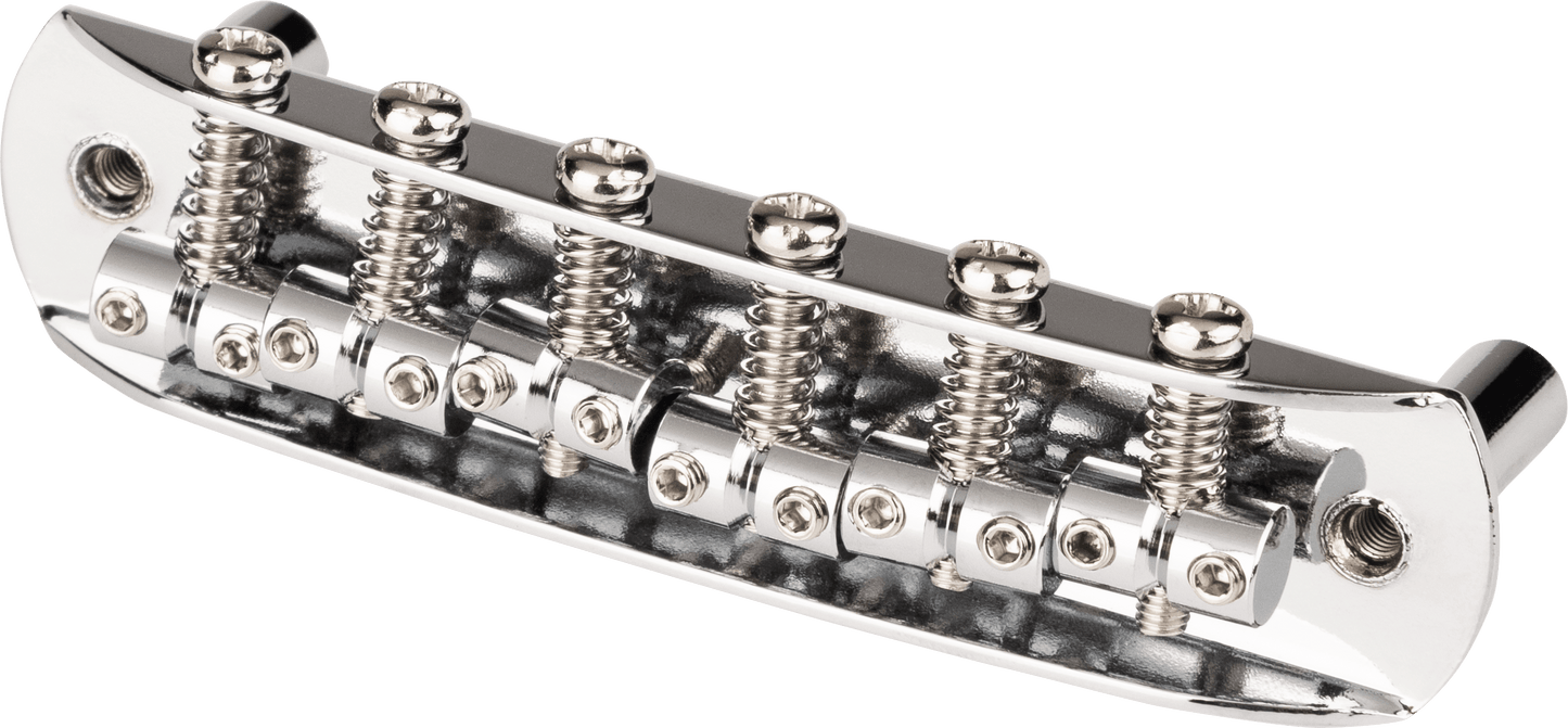 Mustang Fully-Adjustable Guitar Bridge, Chrome