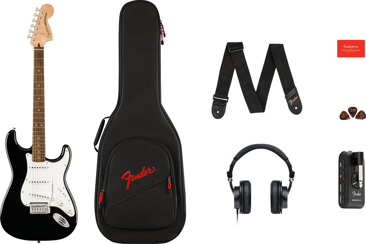Affinity Series® Stratocaster® Mustang™ Micro Pack