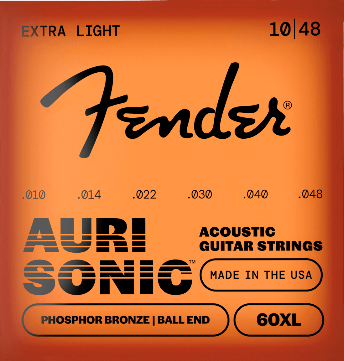 AuriSonic™ 60 Phosphor Bronze Acoustic Guitar Strings