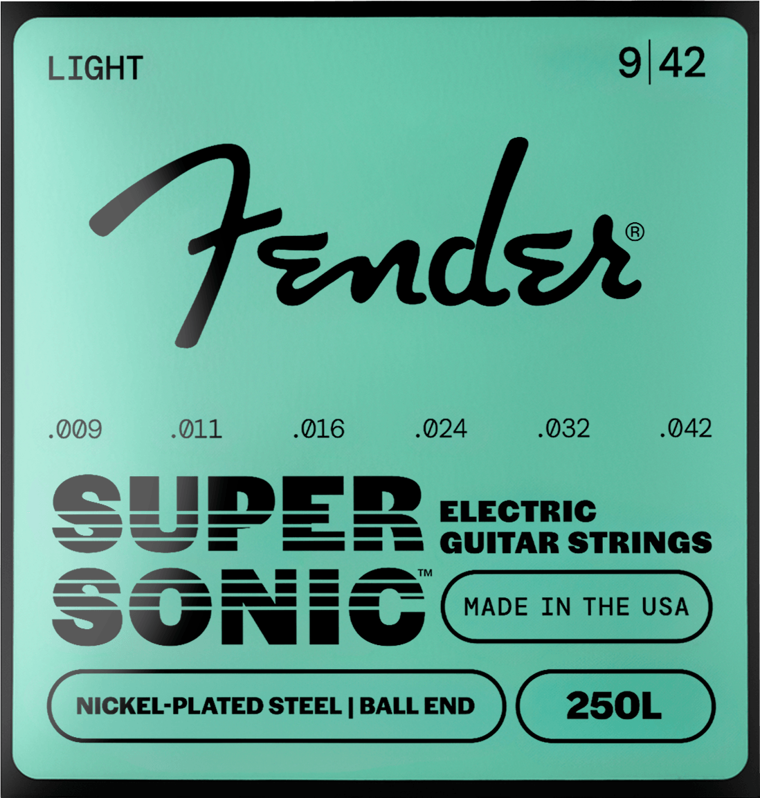SuperSonic™ 250 Nickel-Plated Steel Guitar Strings (3-Pack)