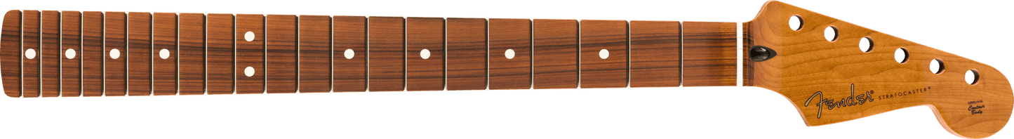 Roasted Maple Stratocaster Neck, 21 Narrow Tall Frets, 9.5", C Shape