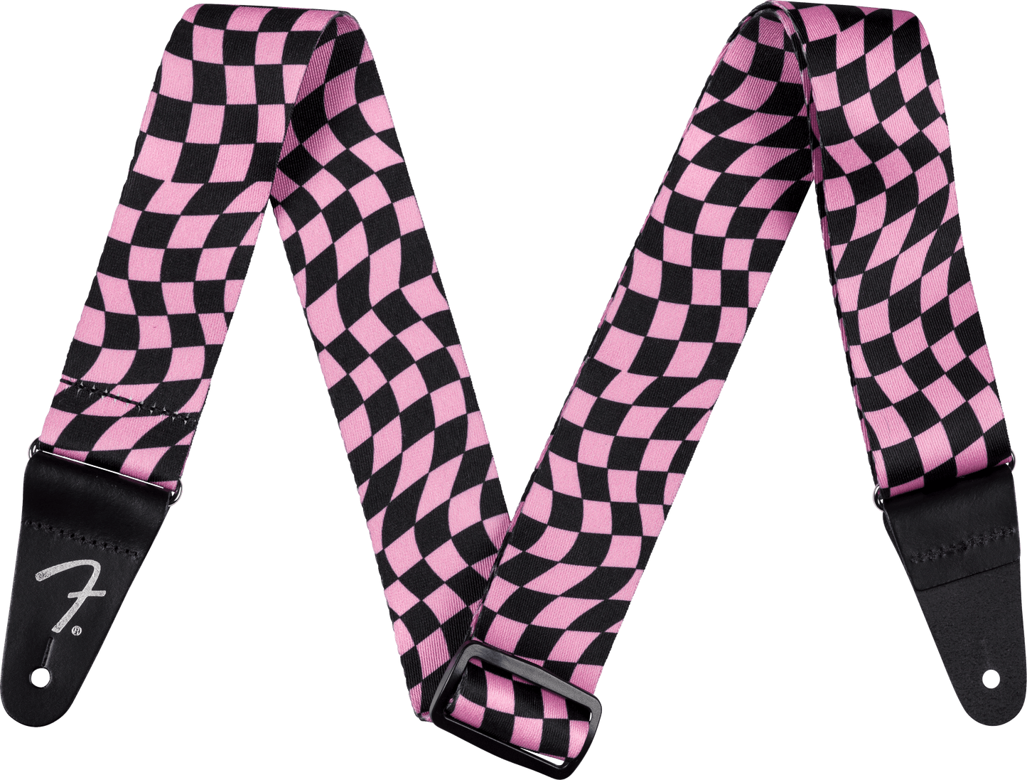 Wavy Checkerboard Polyester Strap