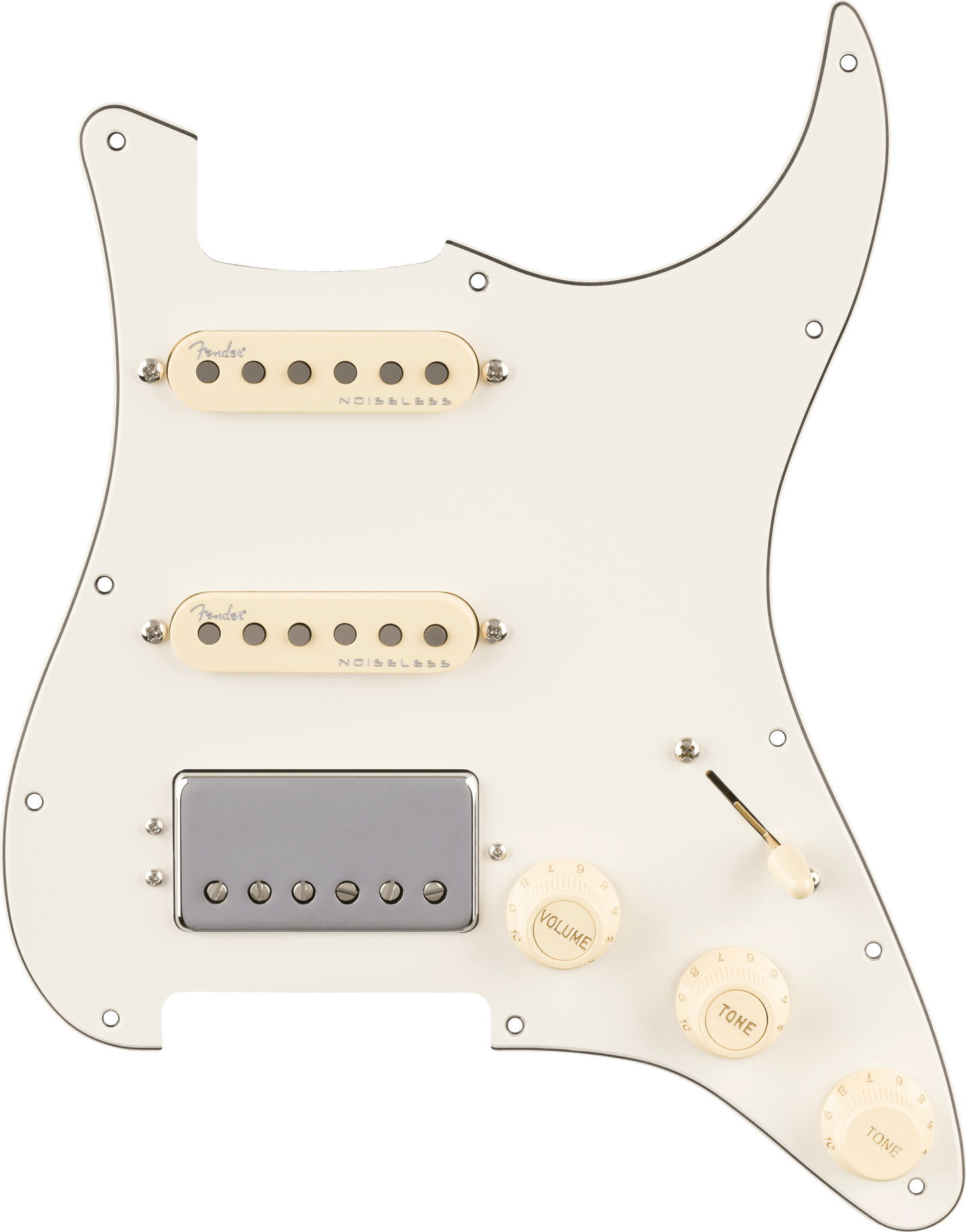 Pre-Wired Strat® Pickguard, Quadra Tap™/Ultra Noiseless™ HSS