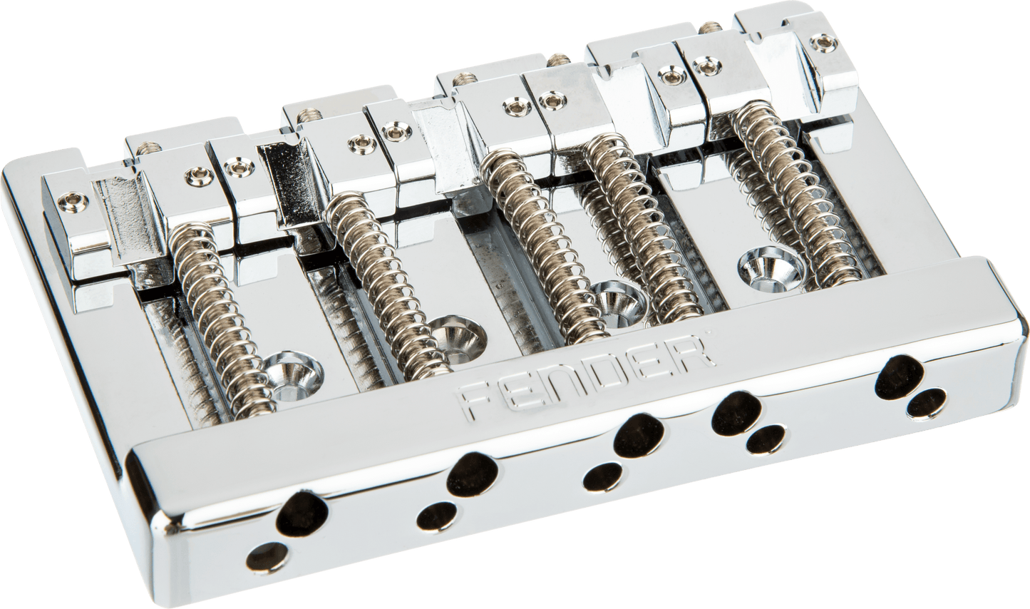 Fender® HiMass™ 5-String Bass Wide Bridge Assembly With Zinc Saddles