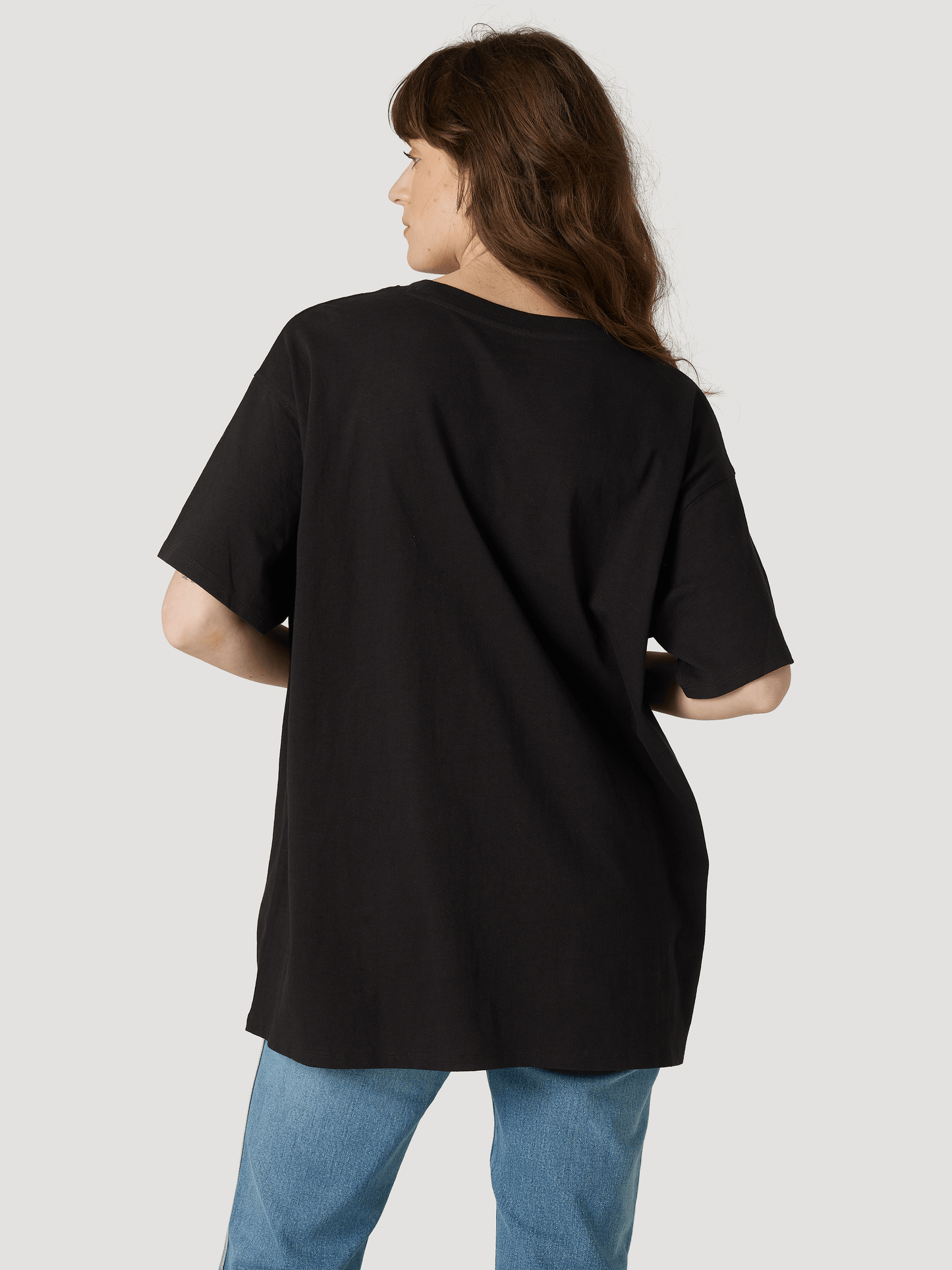 Fender® x Wrangler® Women's Oversized Concert Tee, Faded Black