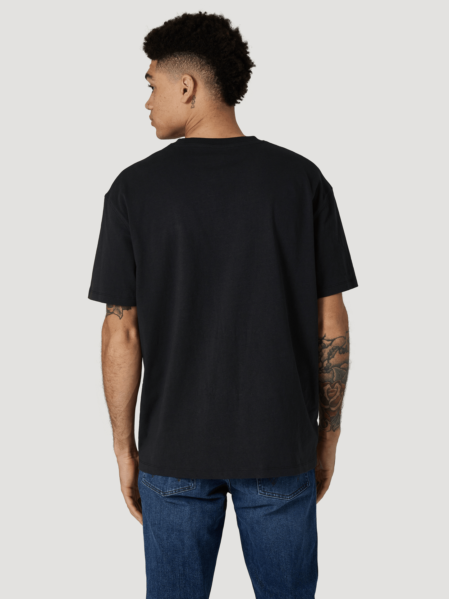 Fender® x Wrangler® Men's Fender Archive Vintage T-Shirt, Faded Black