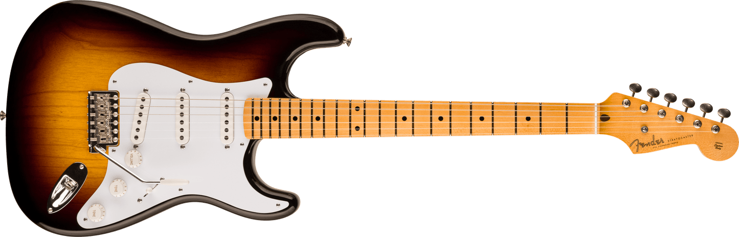 Limited Edition 70th Anniversary 1954 Stratocaster® DLX Closet Classic, 1-Piece Quartersawn Maple Neck Fingerboard, Wide-Fade 2-Color Sunburst